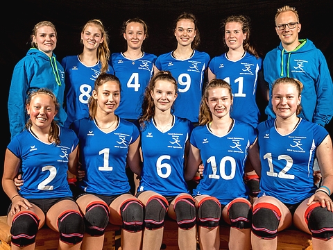 Pascal-Volleyballerinnen WK II, Siegerinnen in Berlin 2018